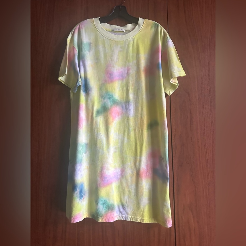 Alice + Olivia Tiedye T-Shirt Dress - Garner